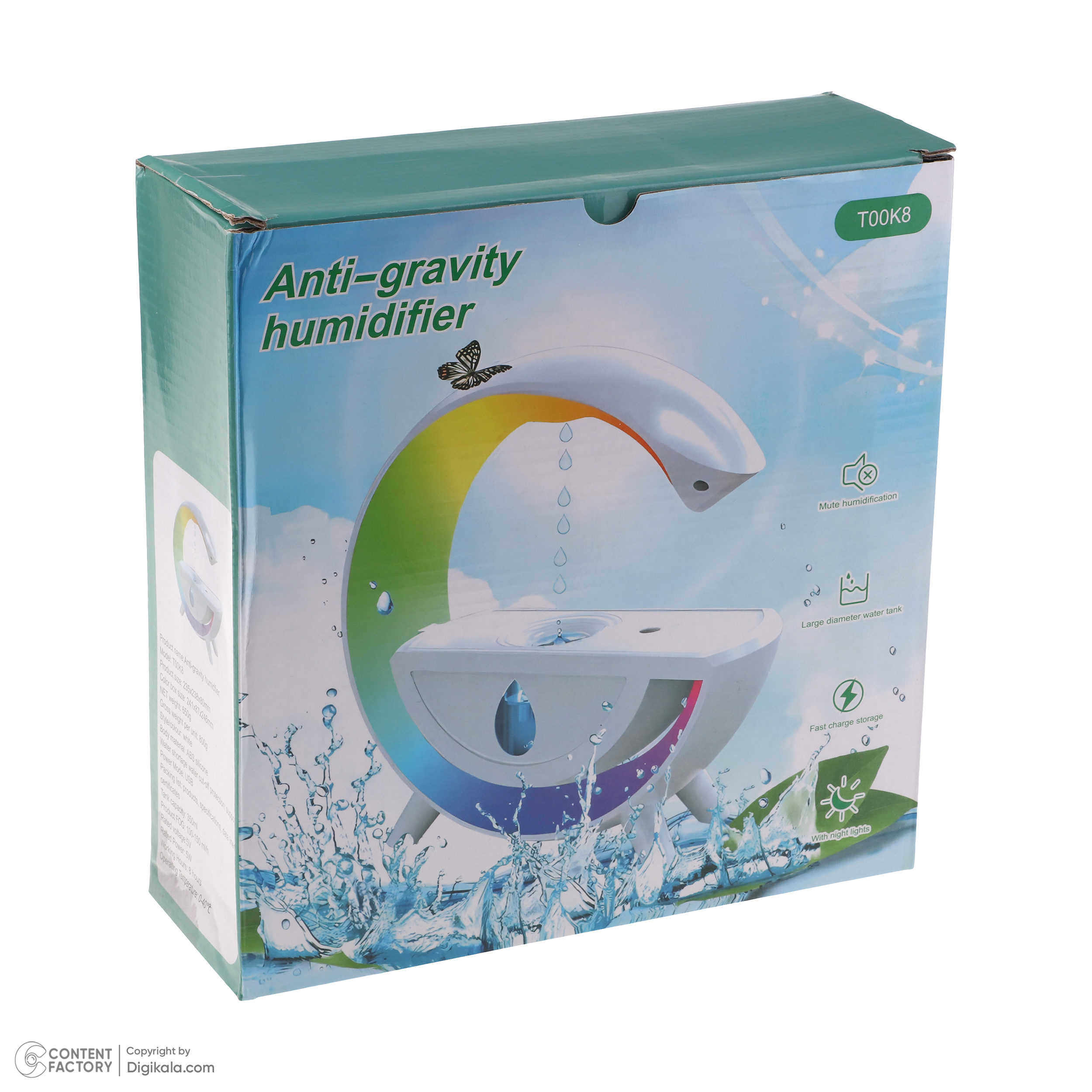 دستگاه بخور و رطوبت‌ساز سرد مدل Anti-gravity T00K8