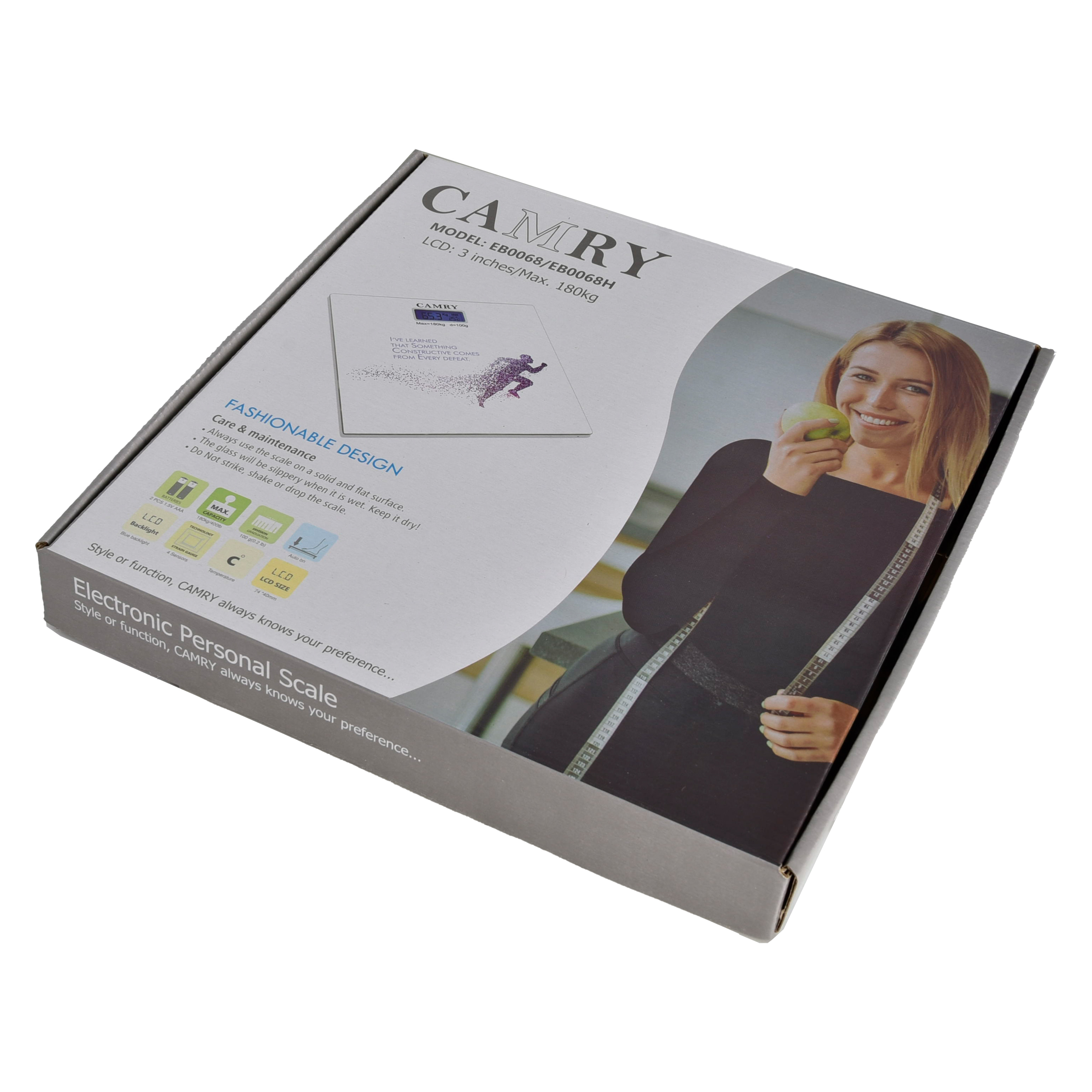 ترازو دیجیتال کمری مدل هندسی کد EB0068H