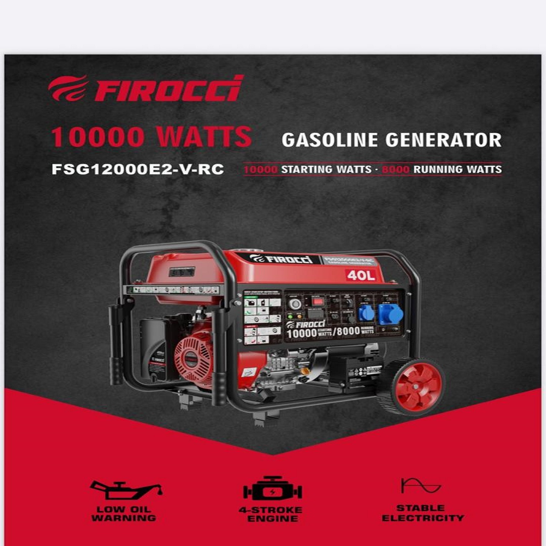 موتور برق بنزینی 17 اسب بخار  فیروکسی مدل FSG12000E2-V-RC