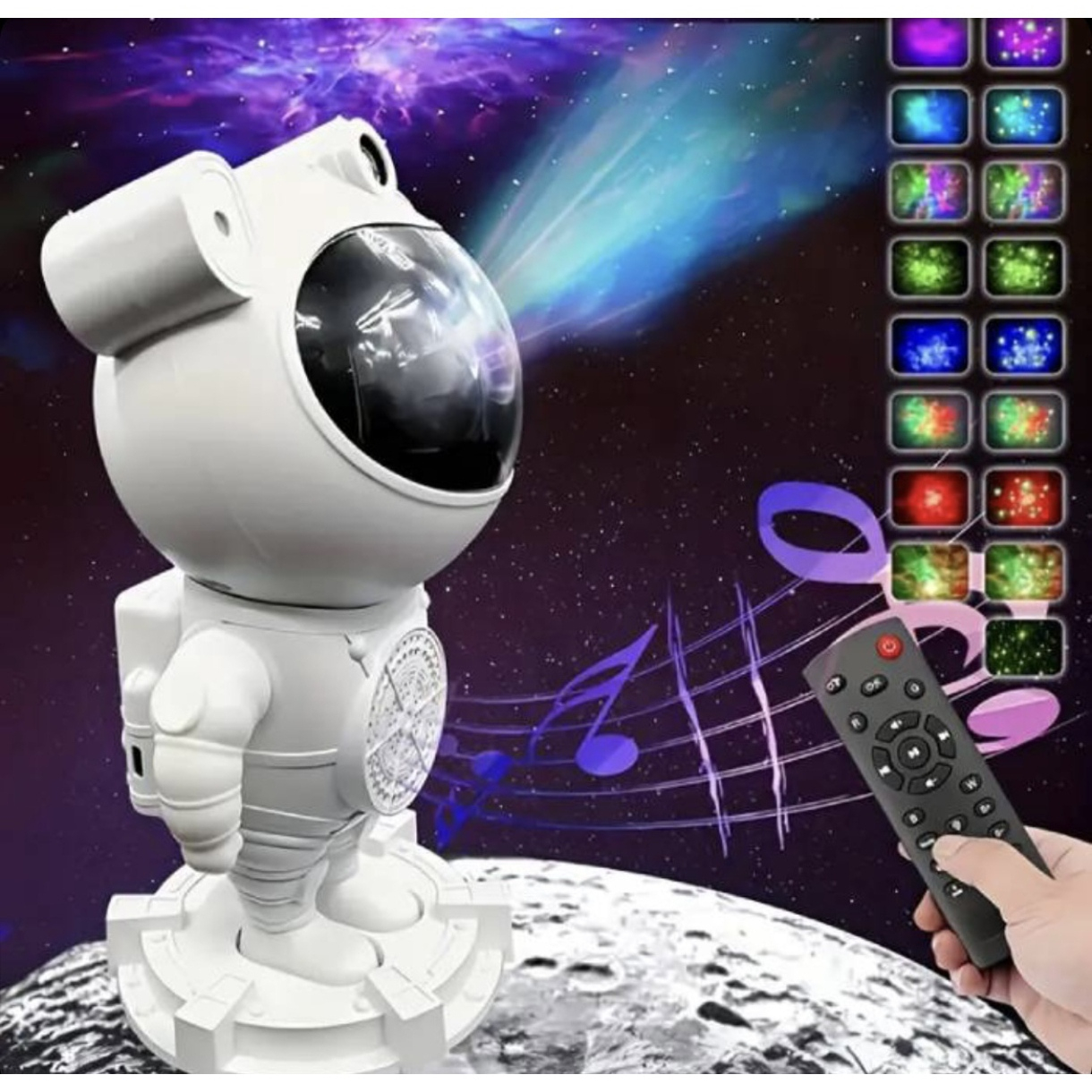 رقص نور لیزری مدل کهکشانی اسپیکر دار کد 1889