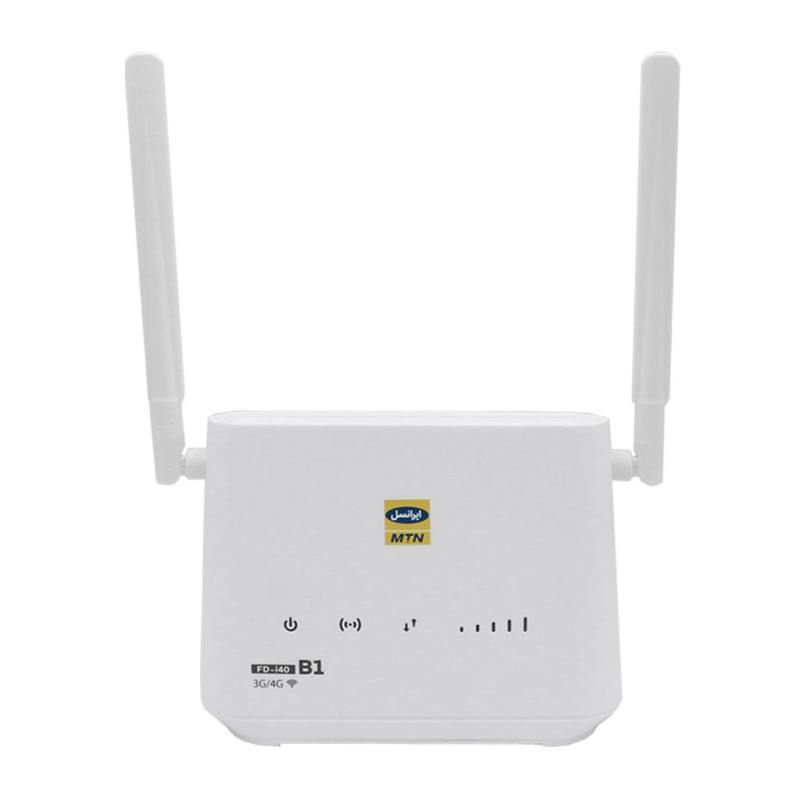 مودم 3G/4G ایرانسل مدل i40 b1 به همراه سیم کارت 4gو 60 گیگابایت اینترنت سه ماهه