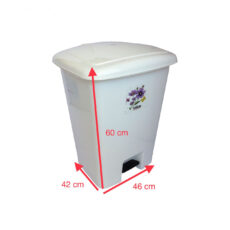 سطل زباله پدالی ممتاز پلاستیک مدل 750 ظرفیت 52 لیتری