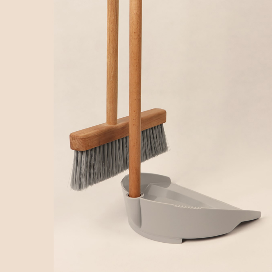 ست جارو و خاک انداز مدل دسته بلند