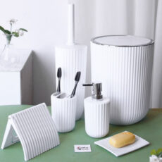 ست سرویس بهداشتی 6 پارچه هوم آرا مدل زبرا