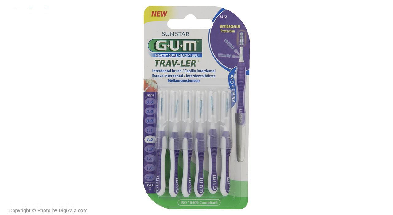 مسواک بین دندانی جی یو ام مدل 1512