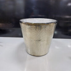 سطل زباله مدل آلومینیوم طرح چکشی