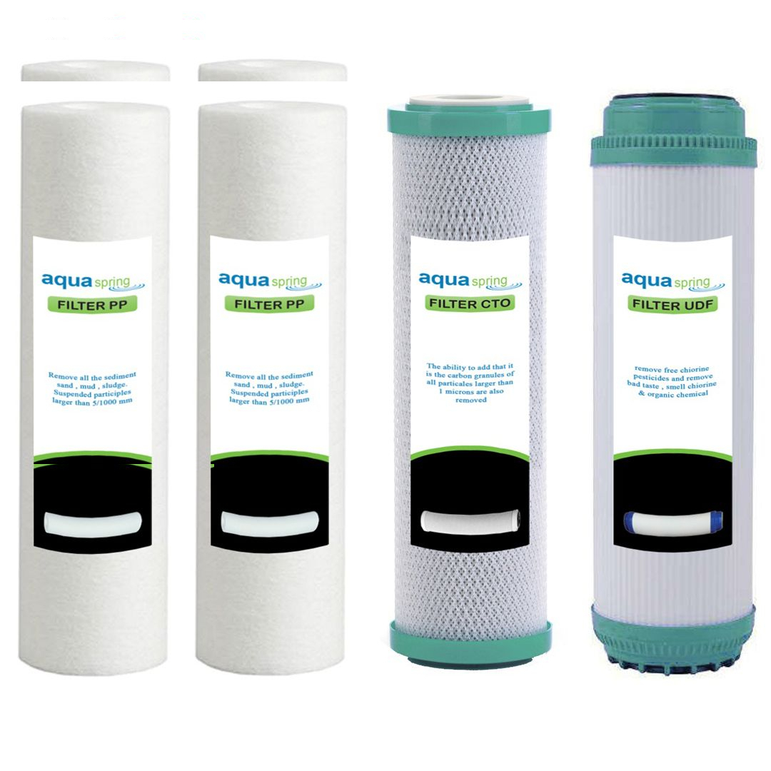 فیلتر تصفیه آب آکوآ اسپرینگ مدل EXTRA PP-1 مجموعه 4 عددی