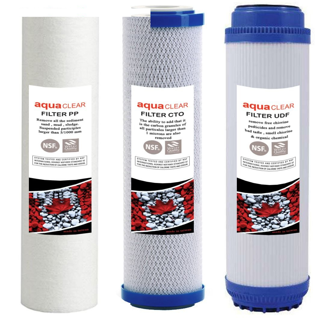 فیلتر دستگاه تصفیه آب آکو آکلر مدل RO-CP9 مجموعه 9 عددی