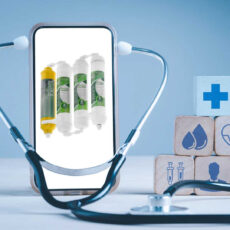 فیلتر تصفیه آب یخچال و فریزر بلوط مدل گیاهی BL 401 مجموعه 4 عددی