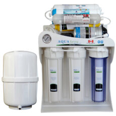 دستگاه تصفیه کننده آب آکوآ اسپرینگ مدل NF - SF4400 به همراه فیلتر تصفیه اب کد 01 مجموعه 3 عددی