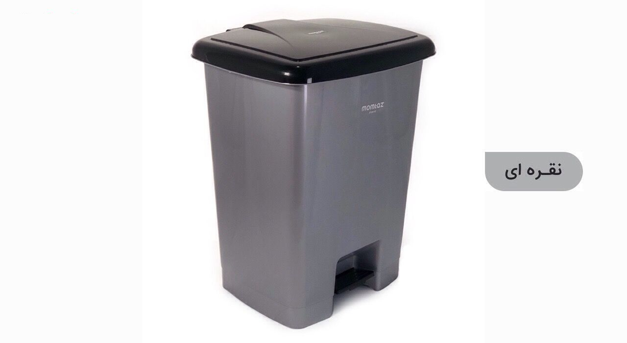 سطل زباله پدالی ممتاز پلاستیک مدل 750 ظرفیت 52 لیتری
