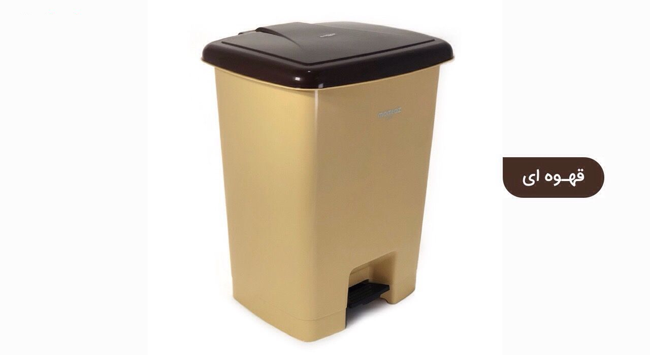 سطل زباله پدالی ممتاز پلاستیک مدل 750 ظرفیت 52 لیتری