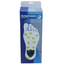 کفی طبی مخصوص خارپاشنه مستر فوت مدل سیلیکونی متوسط سایز 39-38