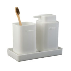 ست سرویس بهداشتی 3 تکه کنتراست مدل مربع