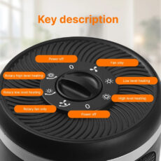 فن هیتر برقی مدل PTC-1500Q2