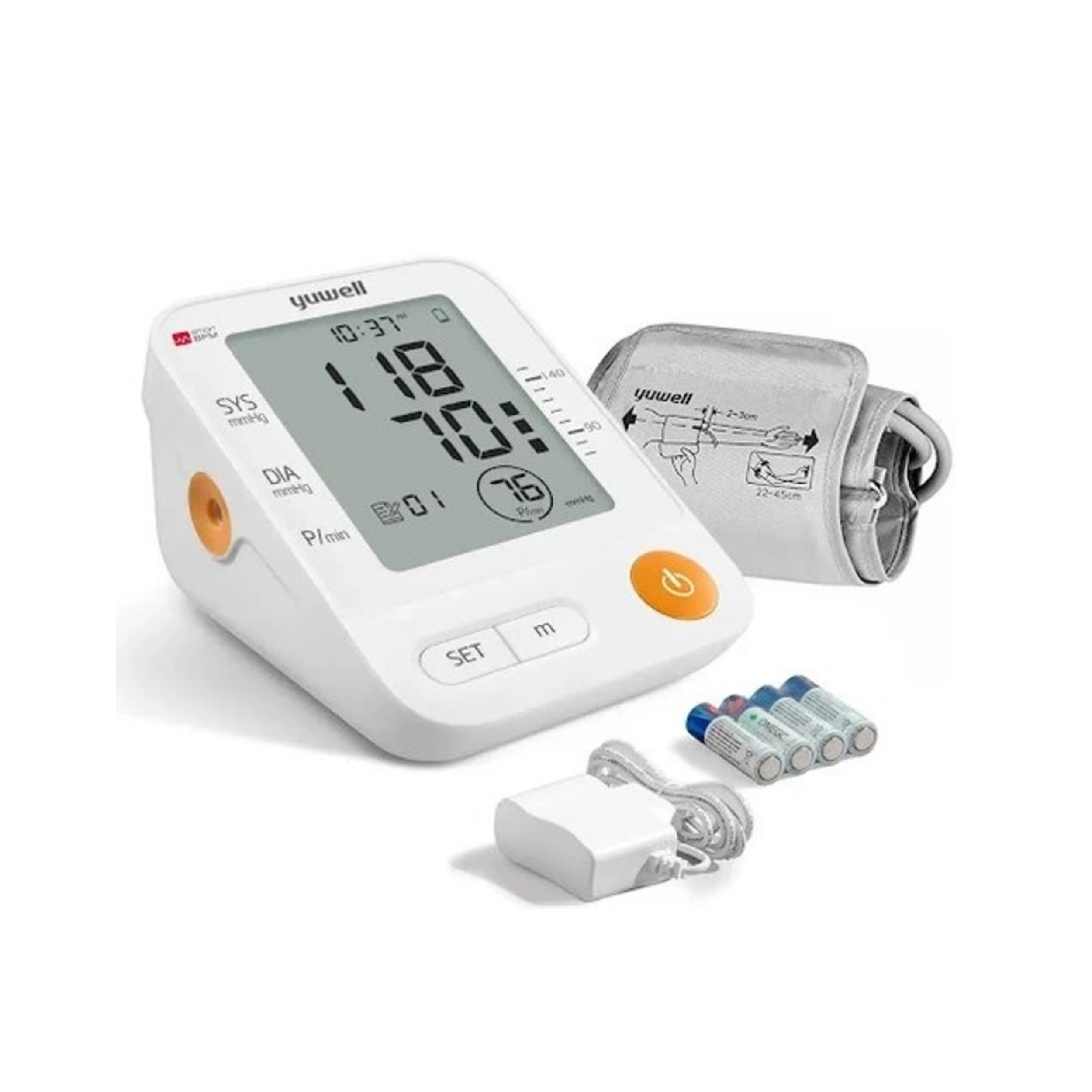 فشارسنج بازویی دیجیتال یوول مدل YE670D-AC