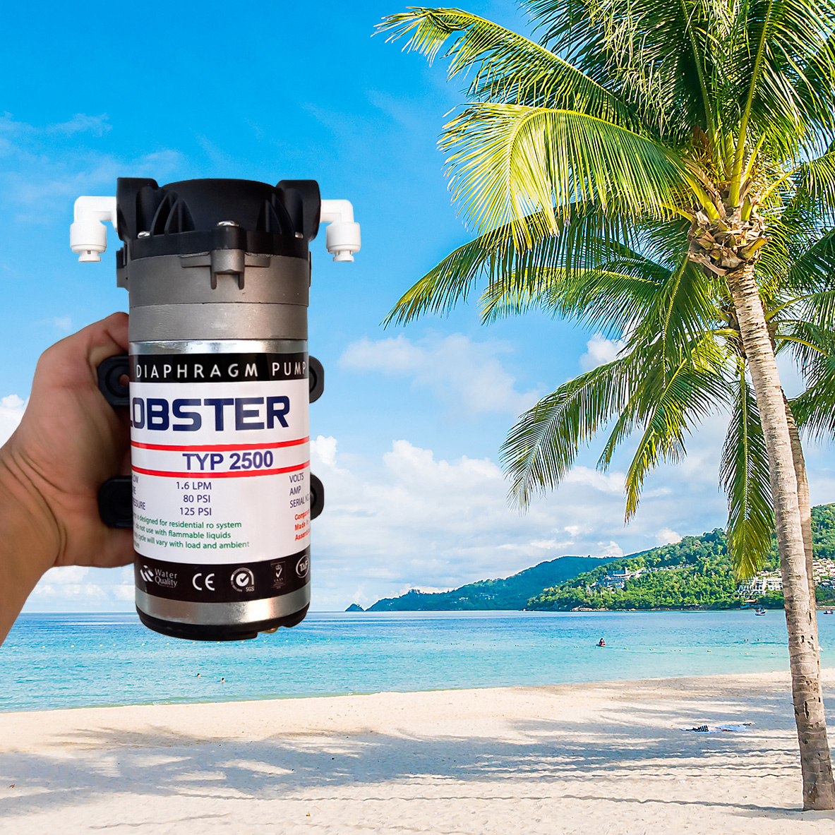 پمپ دستگاه تصفیه آب لابستر مدل TYP-2500