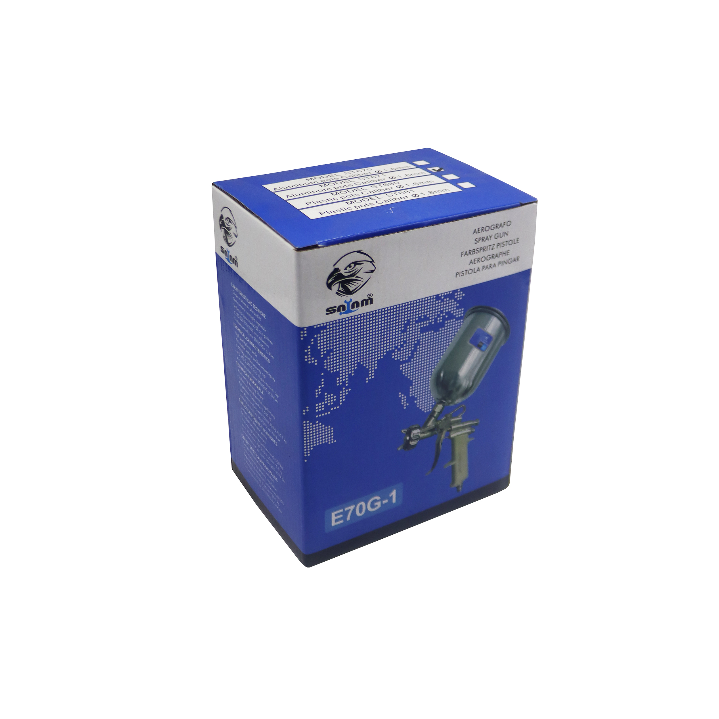 پیستوله رنگ سلام مدل YP-E70G-1671/1.8mm