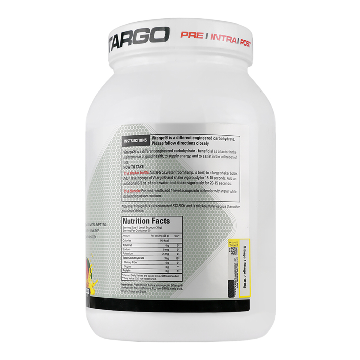 پودر کربو ویتارگو - 1816 گرم