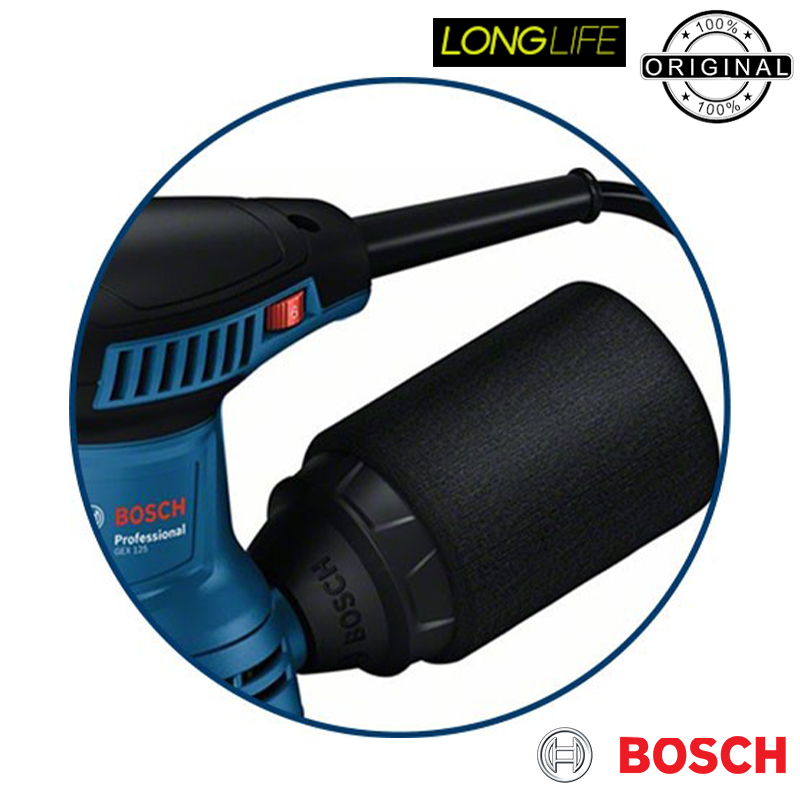 دستگاه سنبادهزن بوش مدل GEX 125 + 30 Extra