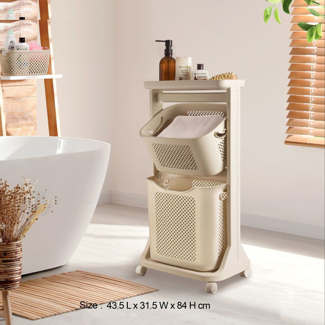 سبد رخت چرک لیمون مدل بافت