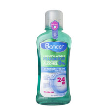 دهان شویه بنسر مدل سدیم فلوراید حجم 400 میلی لیتر بسته 12 عددی