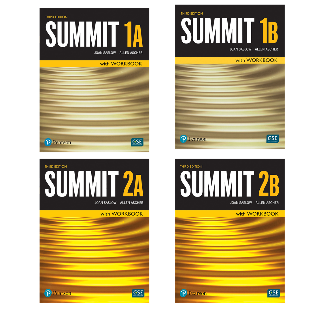 کتاب Summit اثر Joan Saslow and Allen Ascher انتشارات Pearson چهار جلدی