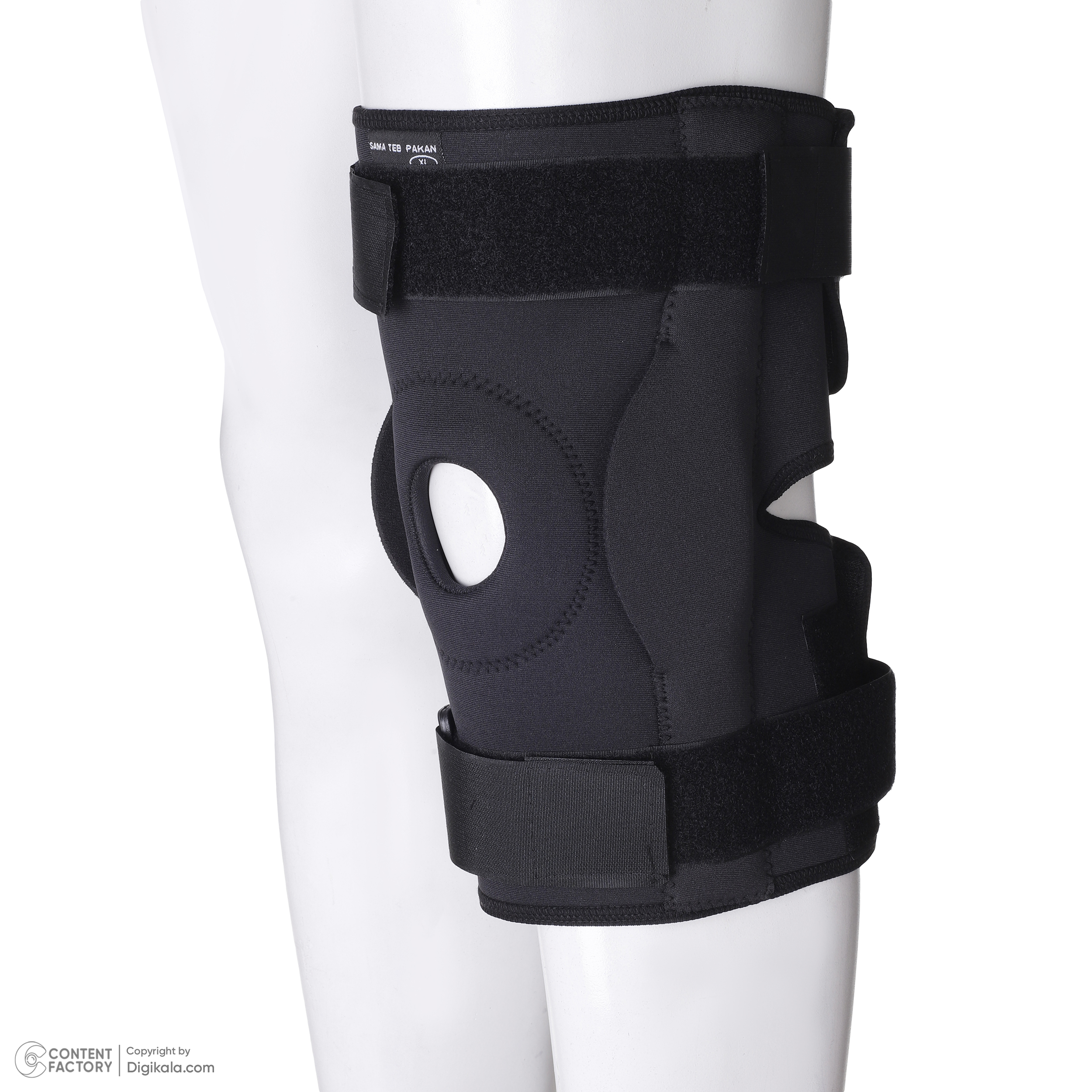 زانوبند طبی سما طب پاکان مدل مفصلدار قابل تنظیم کد 5017
