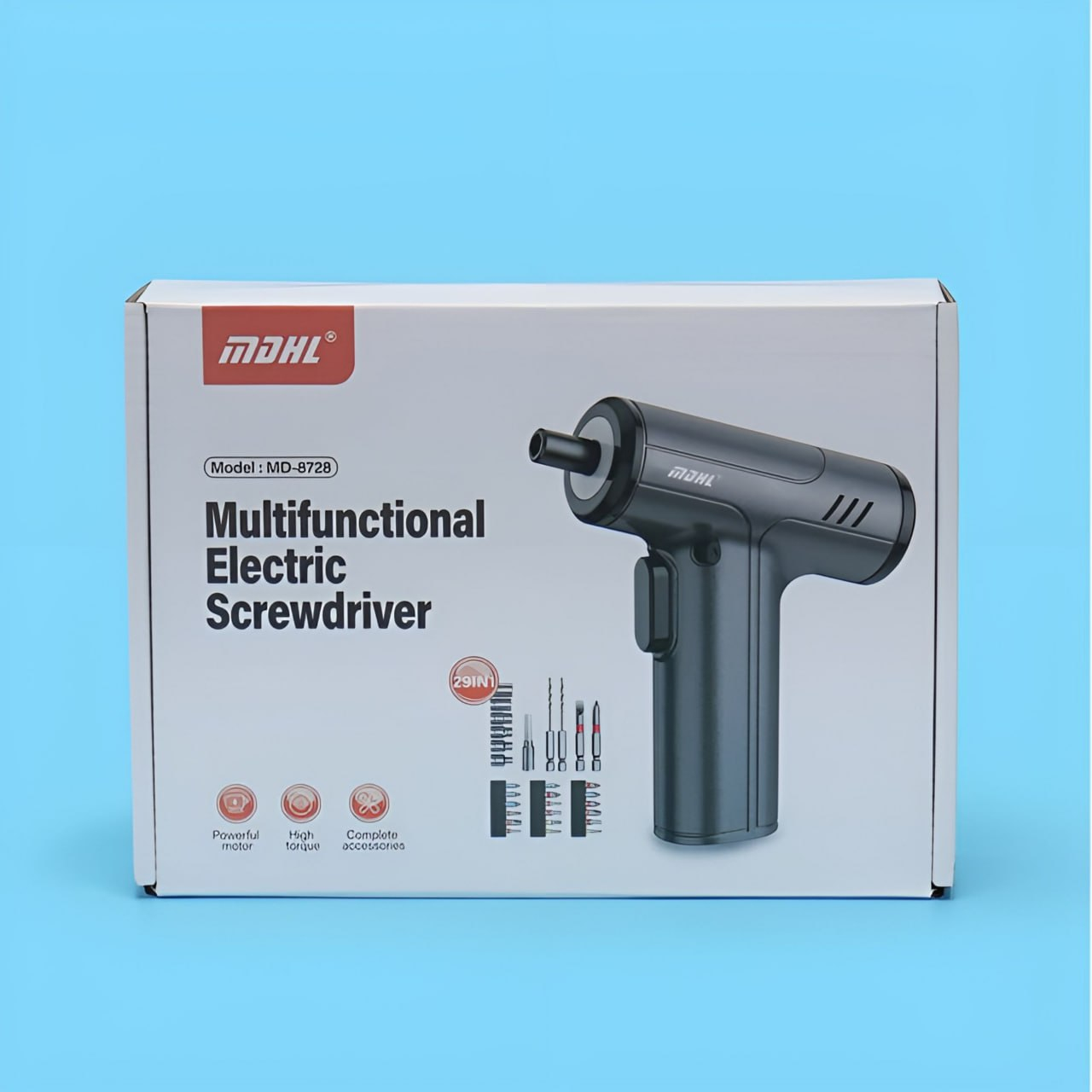 پیچ گوشتی شارژی ام دی اچ ال مدل کد MD-8728