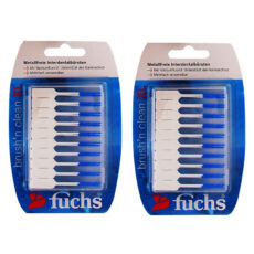 مسواک بین دندانی فوکس مدل Brush & Clean با برس نرم مجموعه 2 عددی