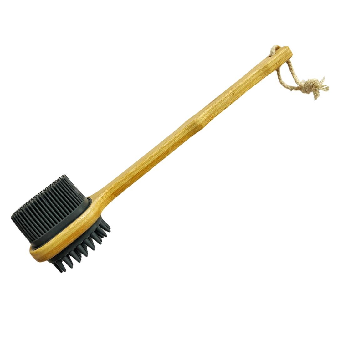 ماساژور سر و بدن مدل سیلیکونی دسته دار کد 13594