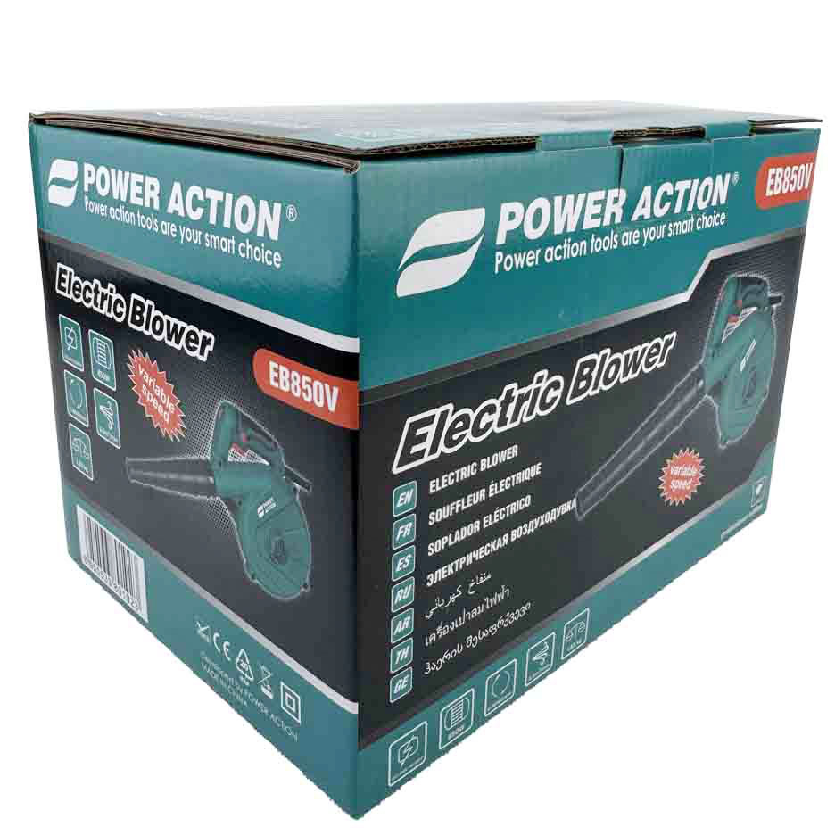 دستگاه دمنده و مکنده 850 وات پاور اکشن مدل EB850V