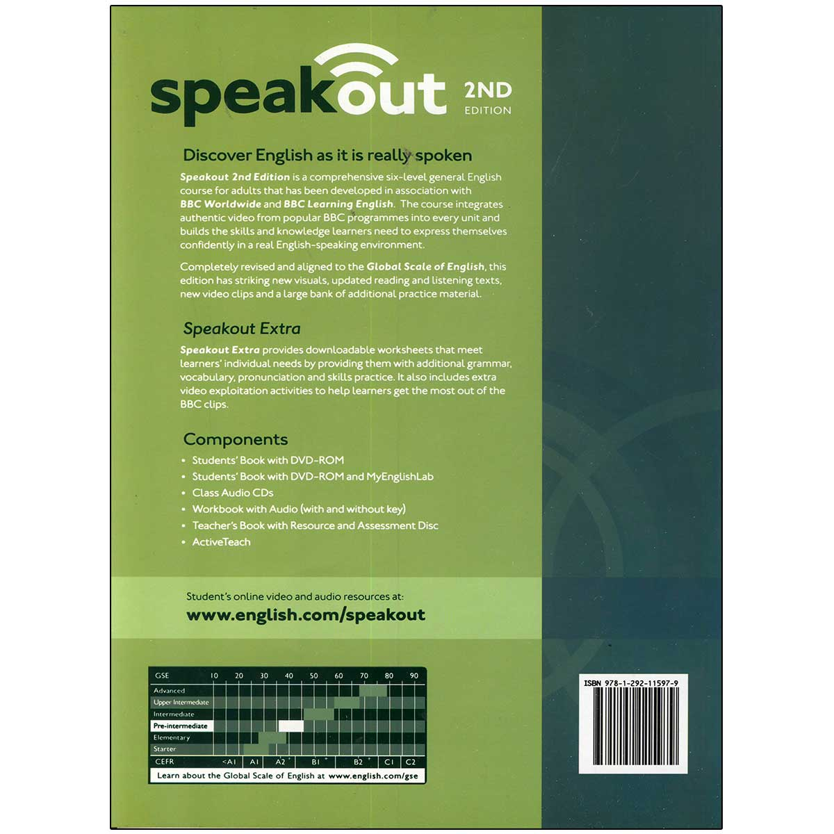 کتاب Speakout 2nd اثر Antonia Clare and J.J.Wilson انتشارات پرسون 6 جلدی