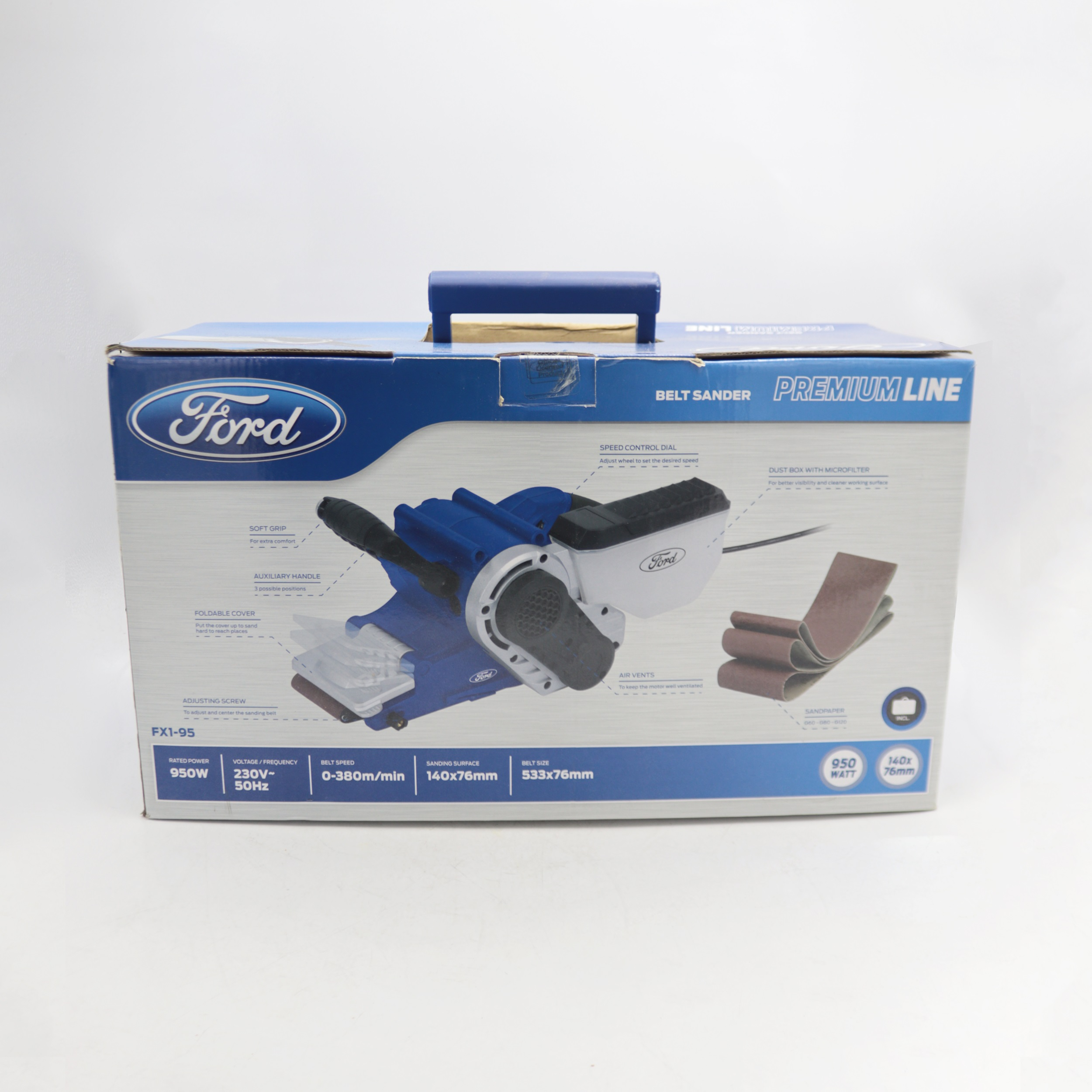 دستگاه سنباده زن فوردمدل تسمه ایSMT-FORD-FX1-95-950W-USA STANDARD