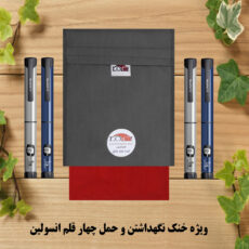 کیف خنک نگهدارنده انسولین لوک آی مدل 4 قلم کد 01 مجموعه 2 عددی