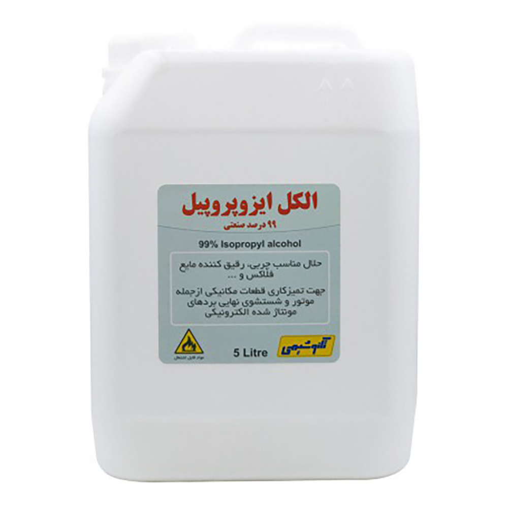 الکل ایزوپروپیل 99 درصد صنعتی تکنوشیمی مدل 5L حجم 5 لیتر