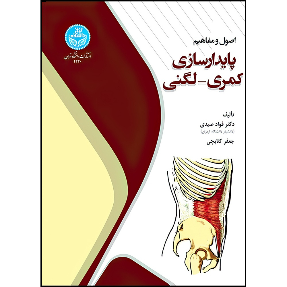 کتاب اصول و مفاهیم پایدارسازی کمری- لگنی اثر دکتر فؤاد صیدی و جعفر کتابچی انتشارات دانشگاه تهران