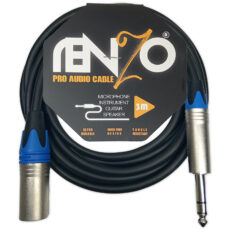 کابل اسپیکر مانیتورینگ رنزو آدیو TRS به XLR طول 3 متر