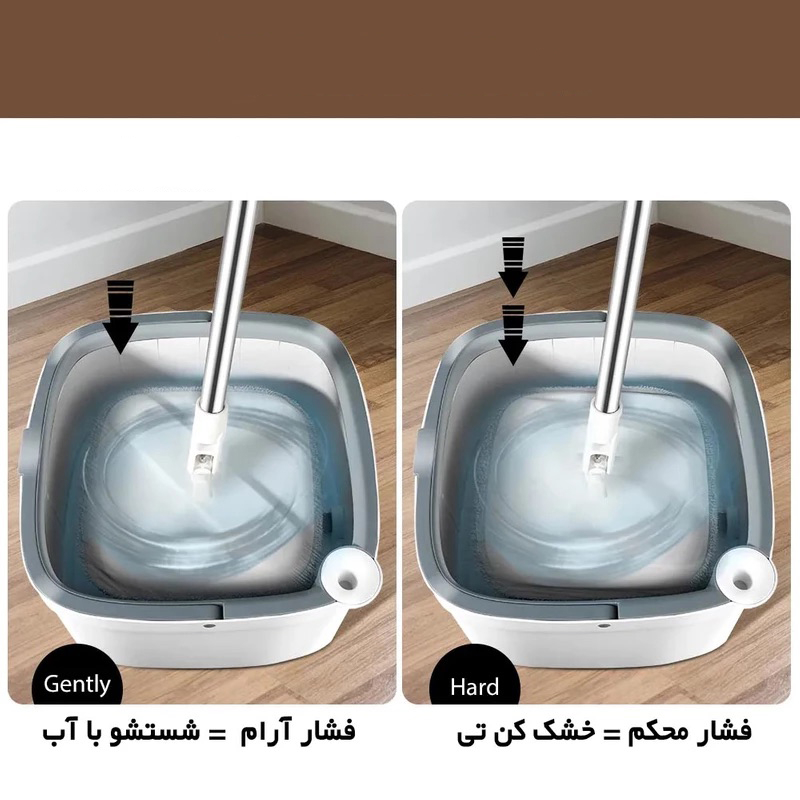 ست سطل و زمین شوی دبلیو اس مدل پرو کد S200