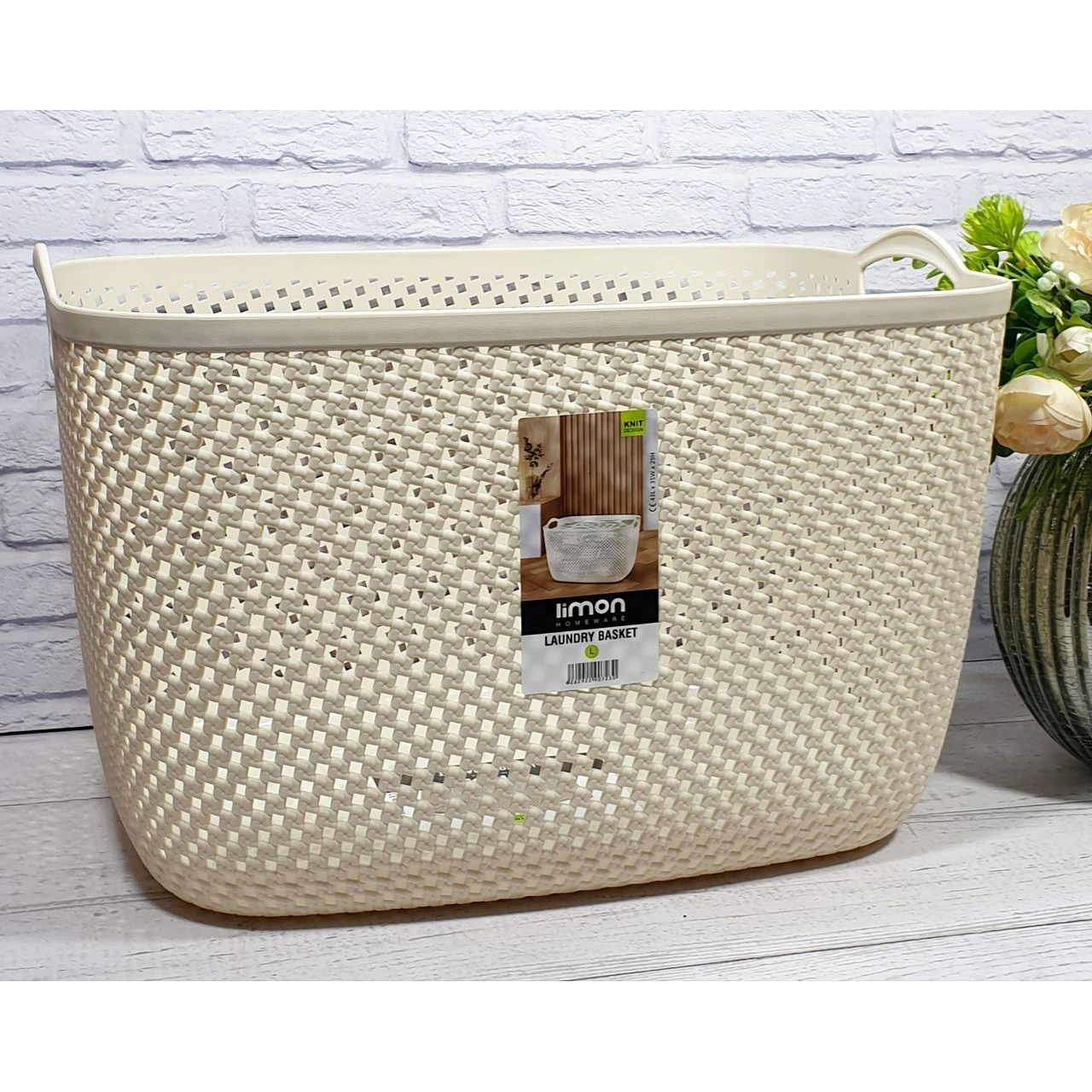 سبد رخت لیمون طرح بافت کد RM445