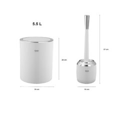 ست سرویس بهداشتی لیمون مدل رومانتیک کد TP199 مجموعه 6 عددی