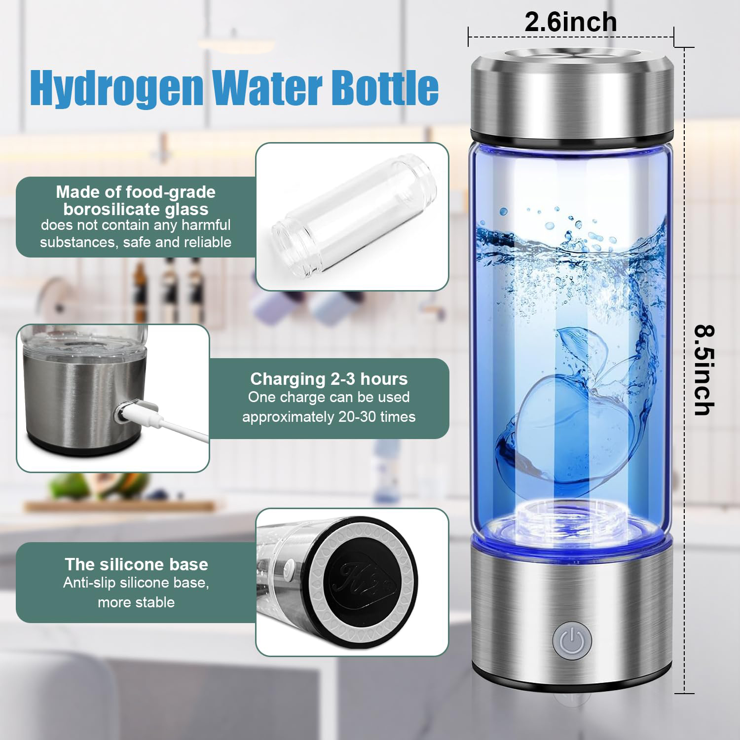 قمقمه تصفیه آب مدل H2