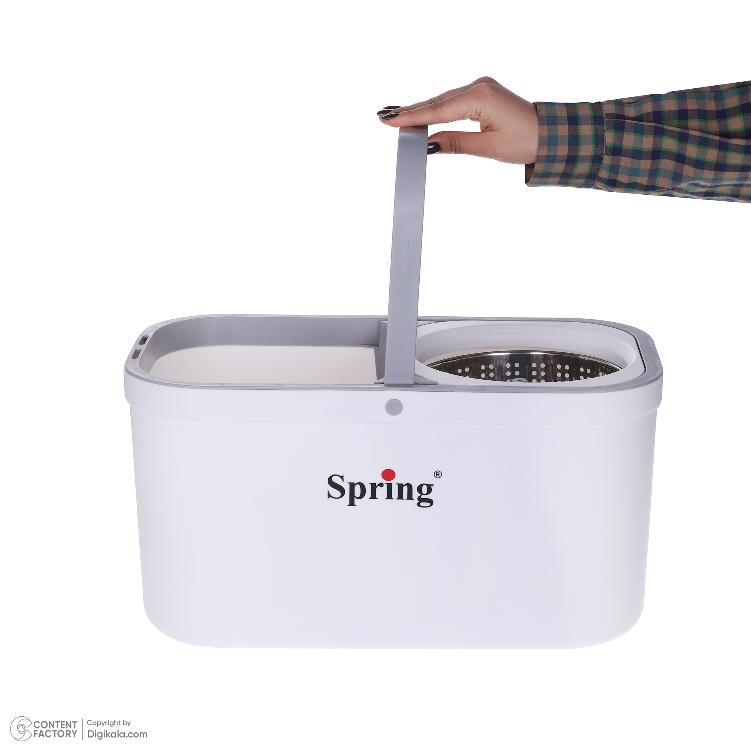 سطل و تی پدال دار اسپرینگ مدل چهارگوش