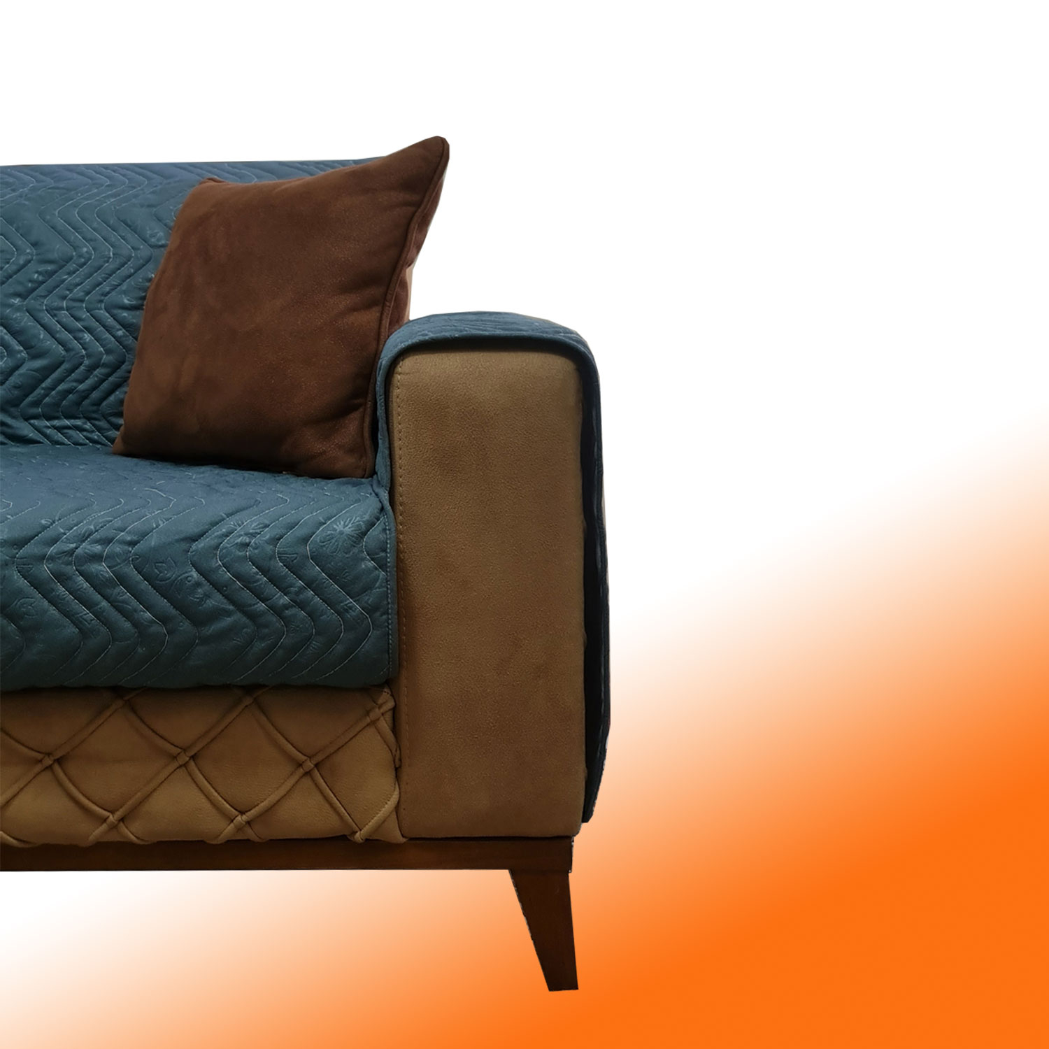 کاور مبل هفت نفره سندس مدل مارپیچ کد F1049