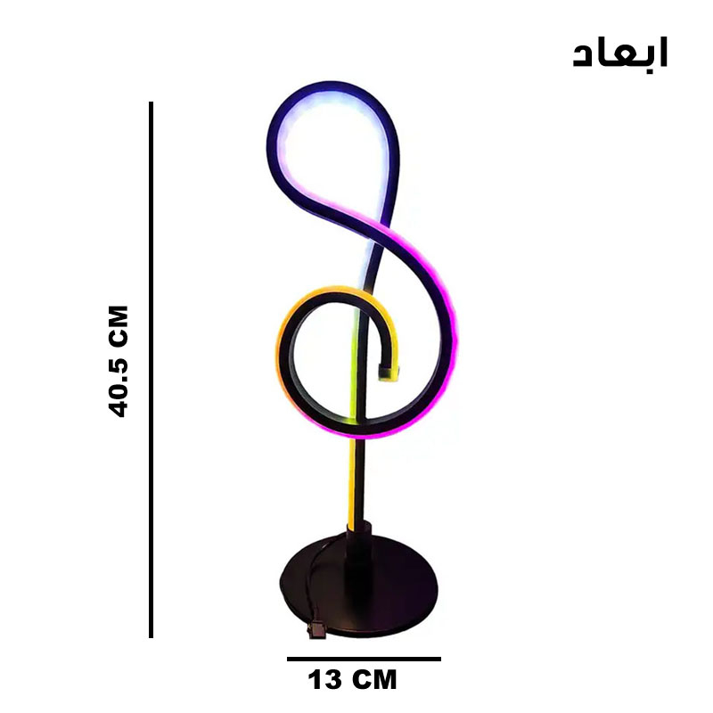رقص نور مدل نوت موسیقی کد RGB99 -APP