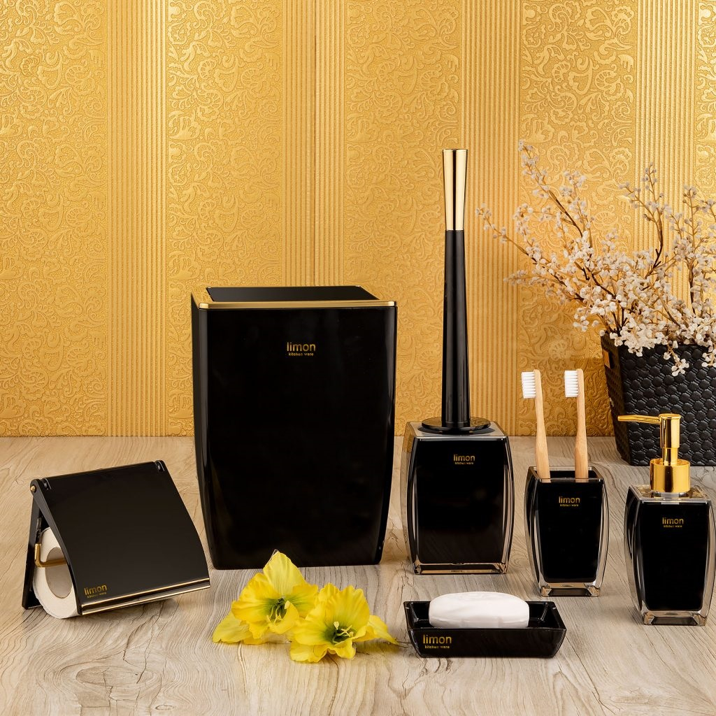 ست سرویس بهداشتی 6 پارچه لیمون مدل 666892