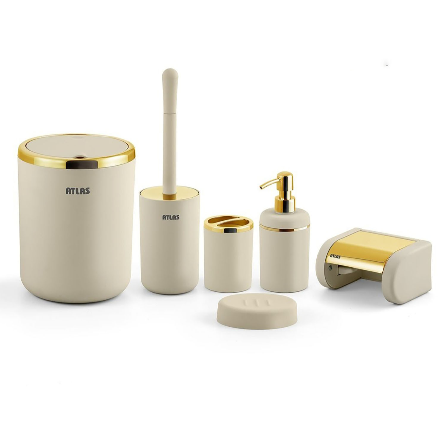 ست سرویس بهداشتی 6 پارچه اطلس مدل الیت