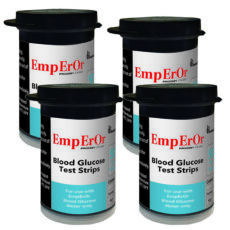 نوار تست قندخون امپرور مدل prodigy چهار بسته 50 عددی
