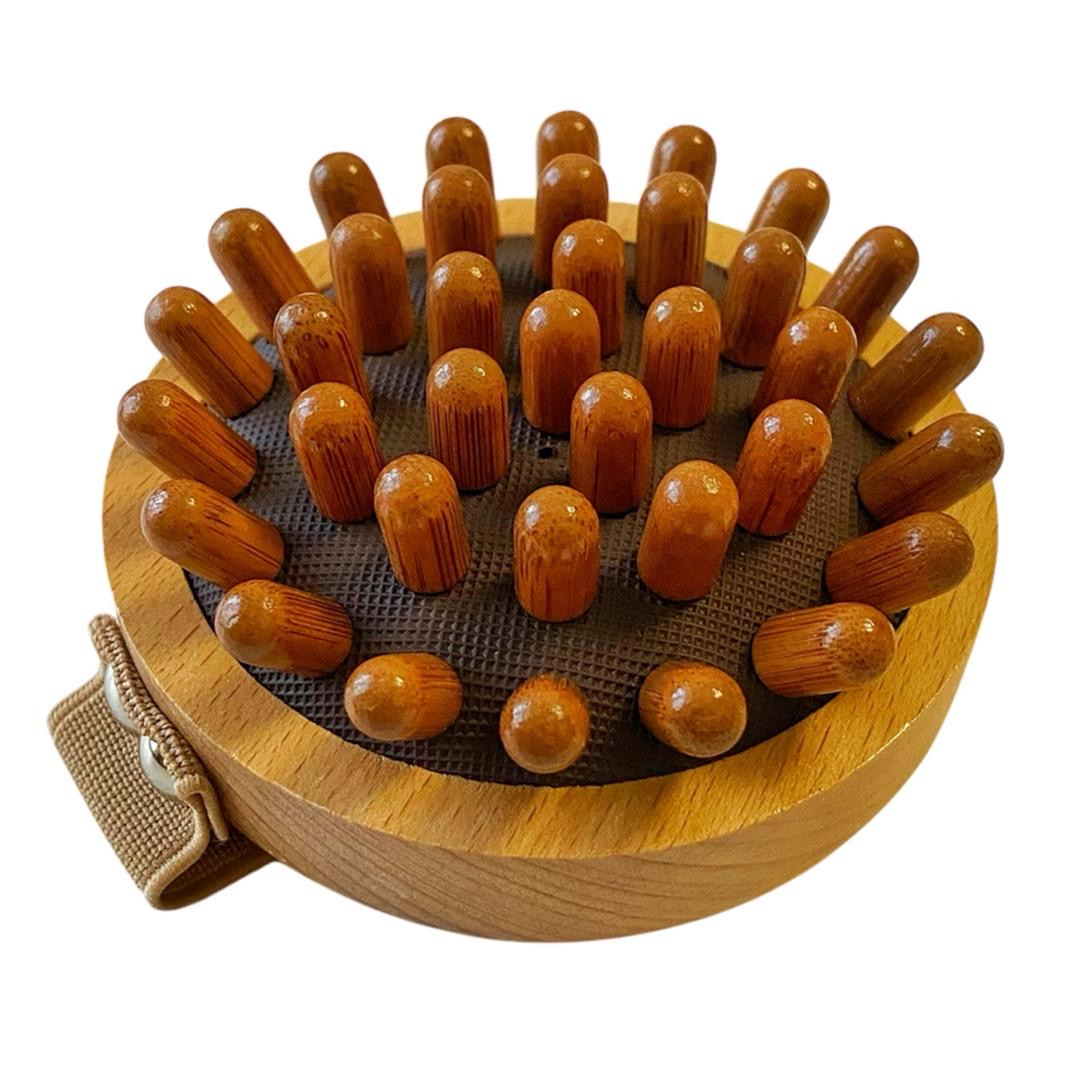 ماساژور دستی بدن مدل بامبو دایره کد 77167