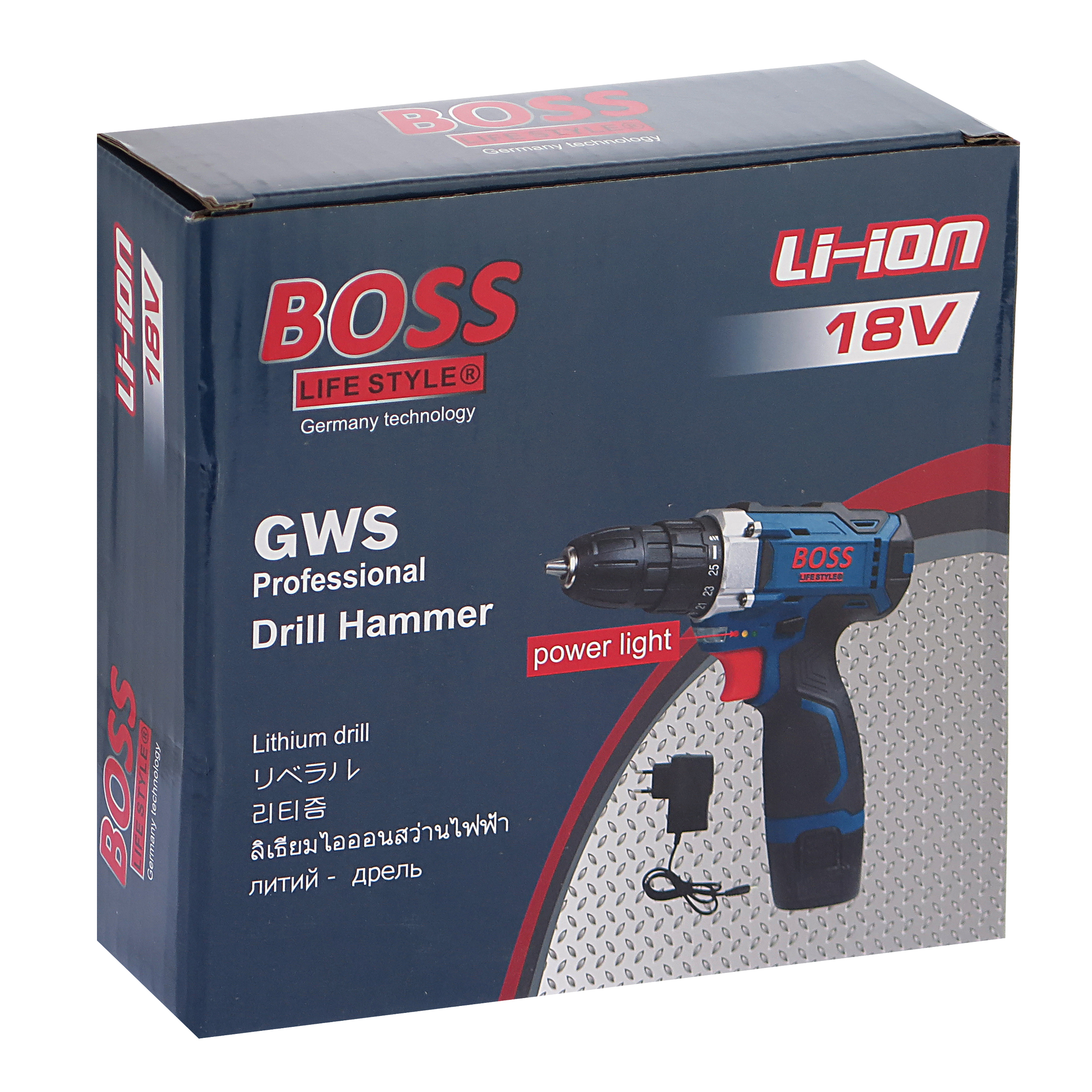 دریل پیچ گوشتی شارژی باس مدل 18V-Li